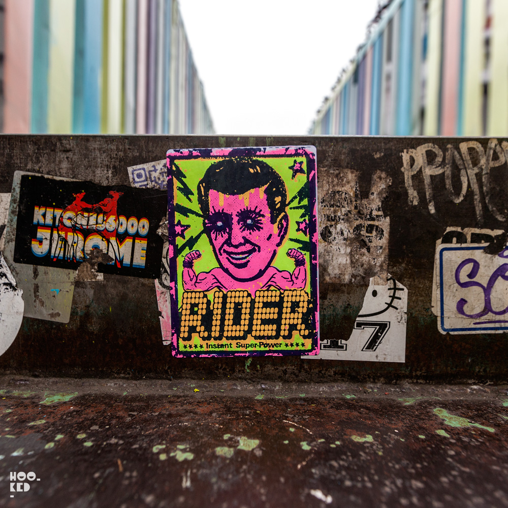 Zombiesqueegee Brick Lane Street Art Paste-ups in London. Photo ©Hookedblog / Mark Rigney Zombiesqueegee Brick Lane Street Art Paste-ups in London. Photo ©Hookedblog / Mark Rigney