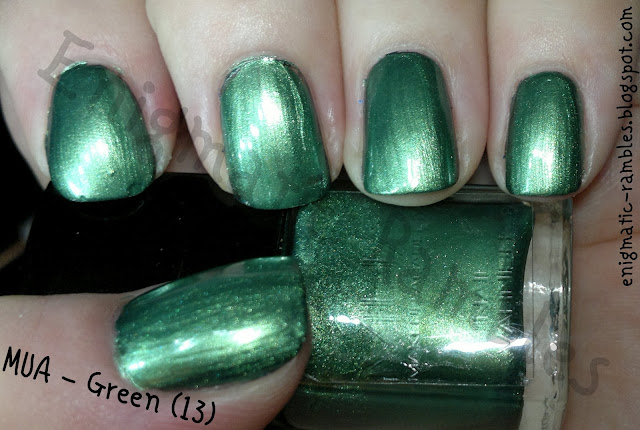 Swatch-MUA-Green-13-Nail-Polish