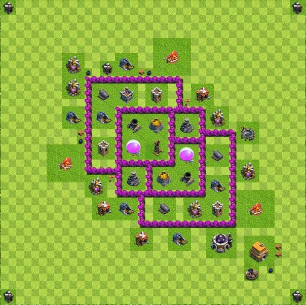 Base Farming Layout TH6, by Mad Kid123.