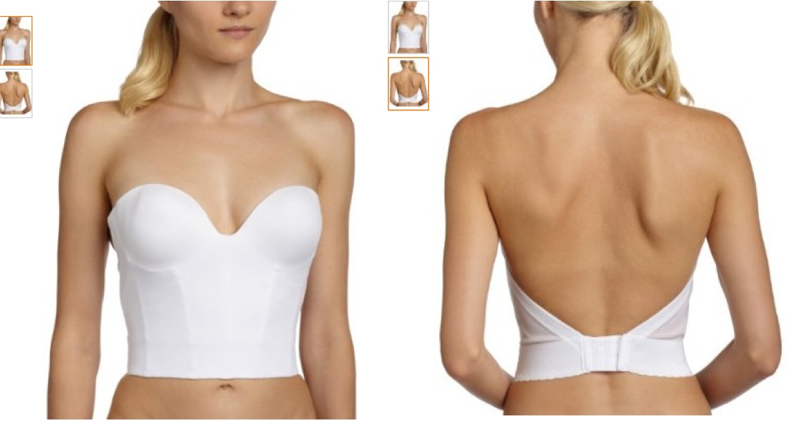 bra to wear with plunging neckline and backless