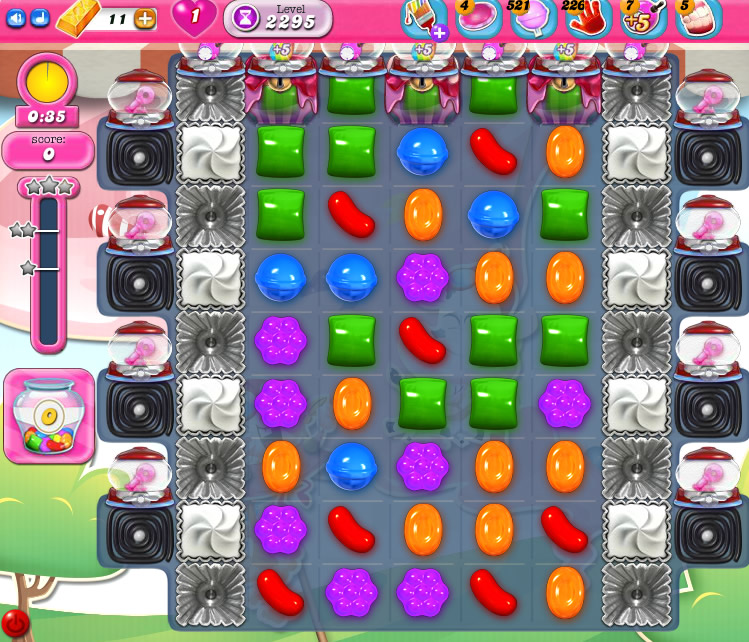 Candy Crush Saga level 2295 Candy Crush Saga level 2295
