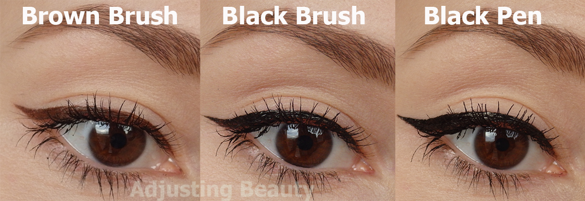 Enkelhed Derivation Army Review: Clio Kill Black/Brown Waterproof Brush/Pen Liner - Adjusting Beauty