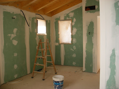 Construyendo la casa bioclimática: 12. Construcción 9b. Revestimientos