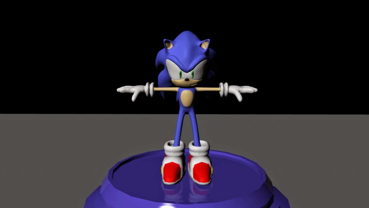 Eniitan odutola render testing of sonic the hedgehog