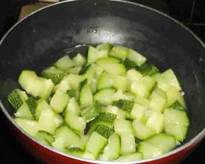 boiled zucchini