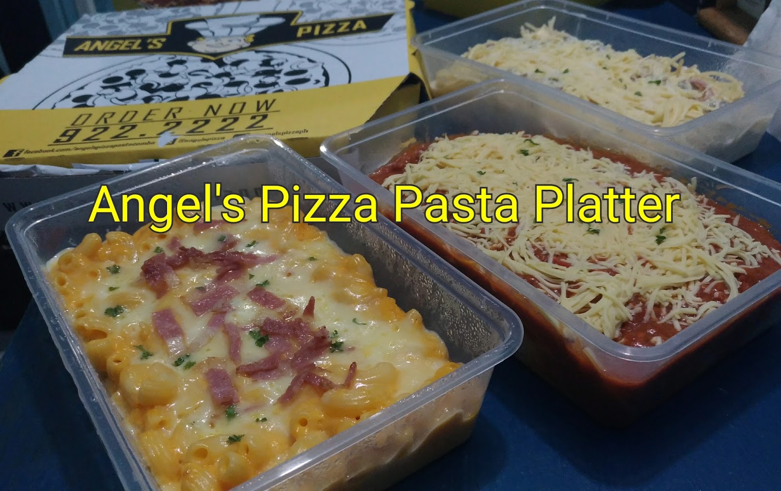 Angel's PIzza Newest Offering the PASTA PLATTER Mommy's MAG Life