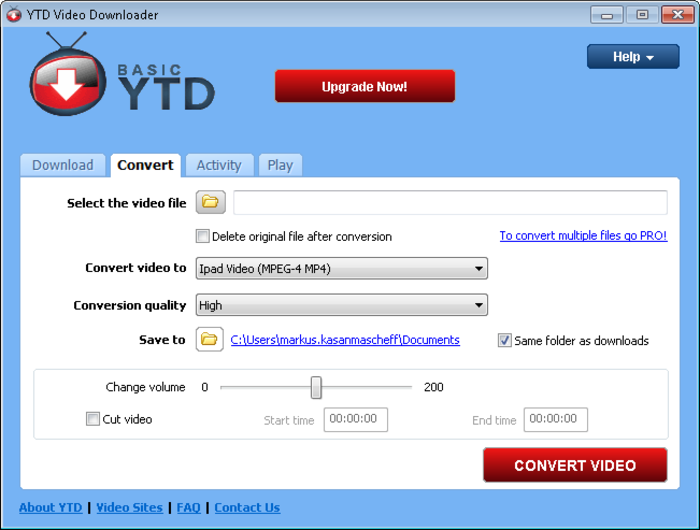 You tube video downloader