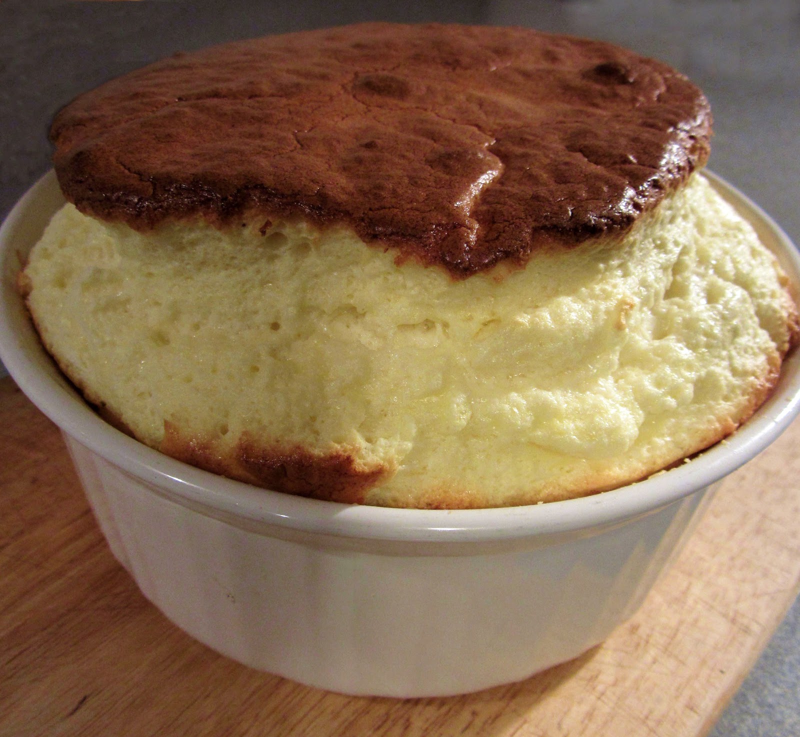 From Lulu's Kitchen Cheddar Cheese Souffle