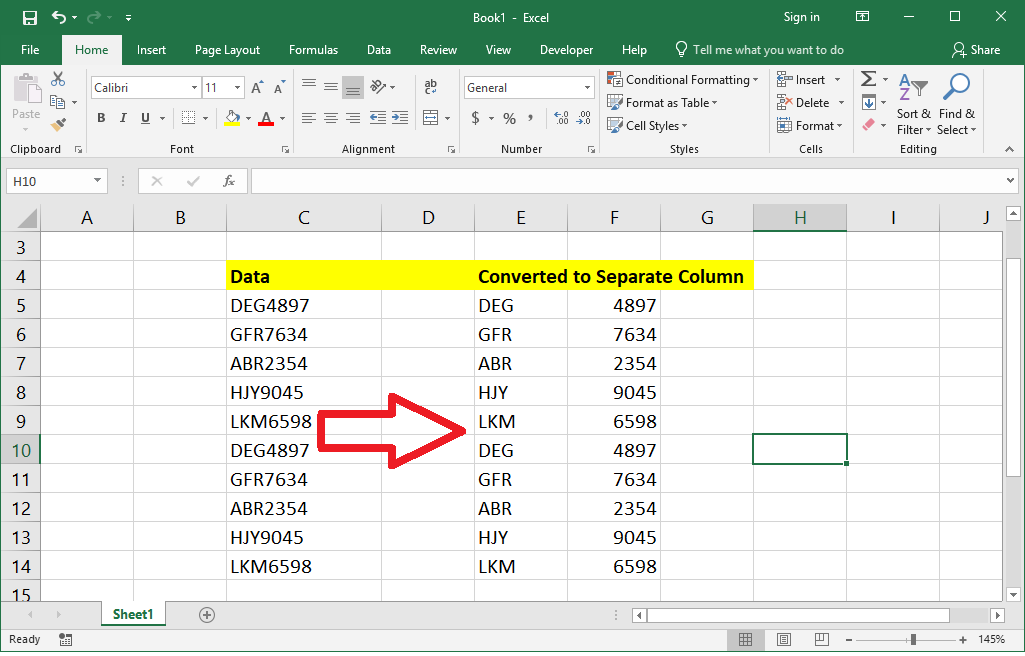 how to translate text in an excel cell