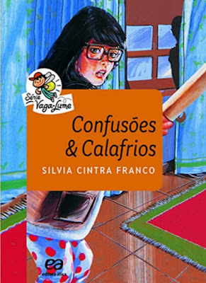 Confusões & calafrios. Silvia Cintra Franco. Editora Ática. Coleção Vaga-Lume. 2016-atualmente (5ª edição). ISBN: 978-85-08-18265-7. Capa de Marcelo Martinez, baseado em ilustração de Edilson Bilau.