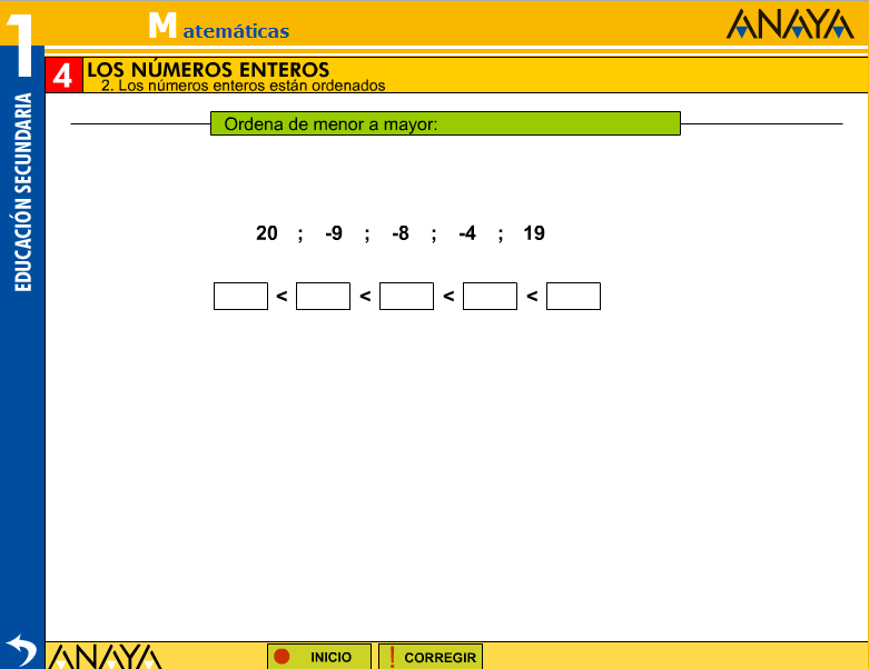 MilagroTIC: MATEMÁTICAS 6º - LOS NÚMEROS ENTEROS - LA RECTA NUMÉRICA
