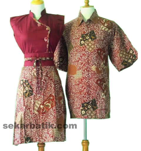  Model  Baju Batik  Modern Wanita Pria Terbaru Trend Terkini 