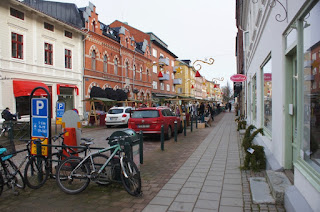 Årets julmarknad hade strålande väder.