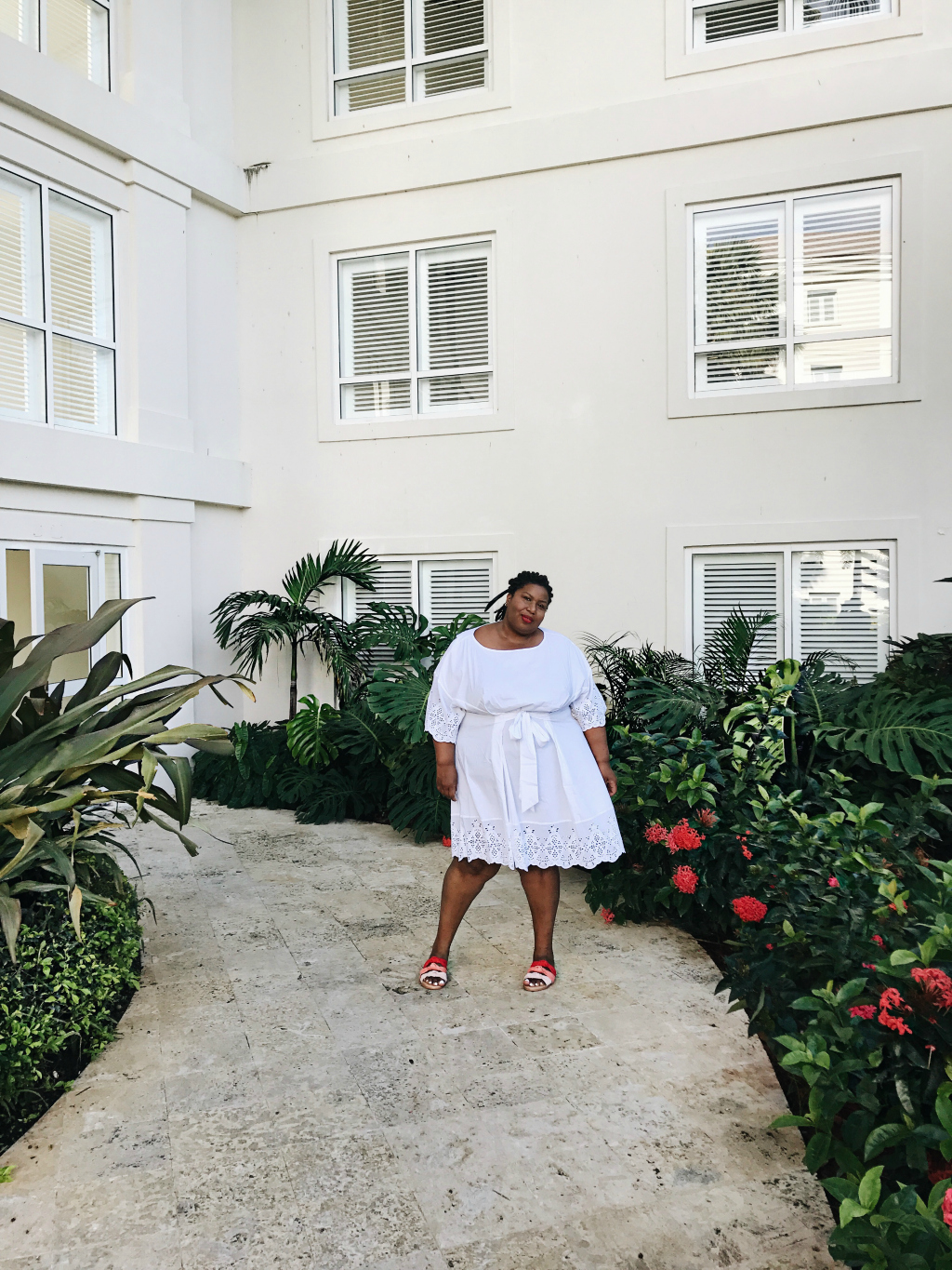 White Dress Size 20
