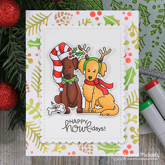 Newton S Nook Designs Holiday Reveals Day 4 Slothy Christmas Happy Howl Idays Two New Mini Sets