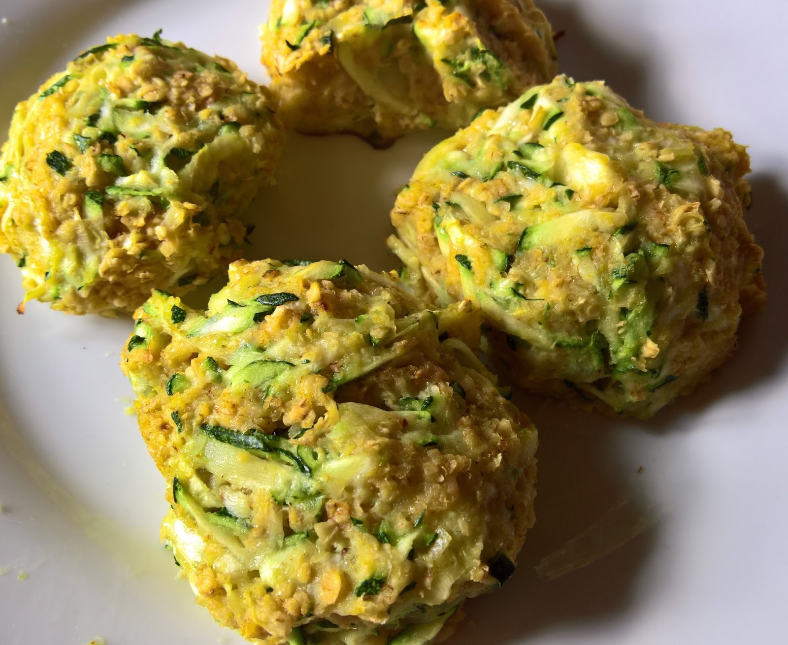 Boulettes De Courgette A L Oignon Curry Et Flocons D Avoine