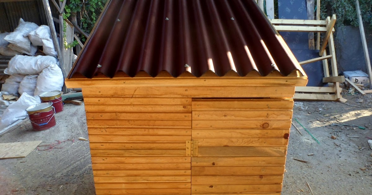 Ahşap ev ÖNE SAÇAKLI KULÜBE 120 CM UZUNLUK 100 CM EN 125 CM YÜKSEKLİK