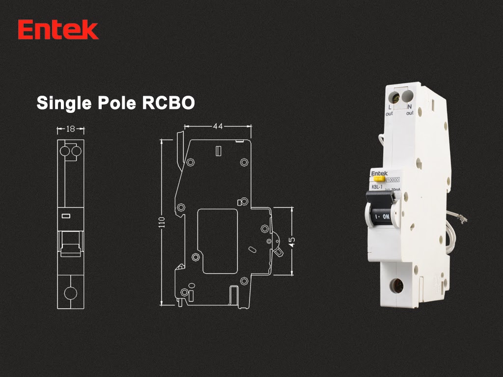 Entek Electric Din Rail Modular Devices MCBs/ RCBOs from Entek