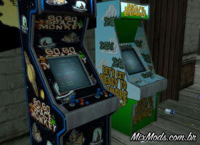 arcade machines improved textures