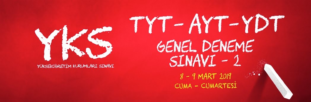 Töder 8-9 Mart 2019 TYT AYT 2. Deneme Sınavı PDF İNDİR