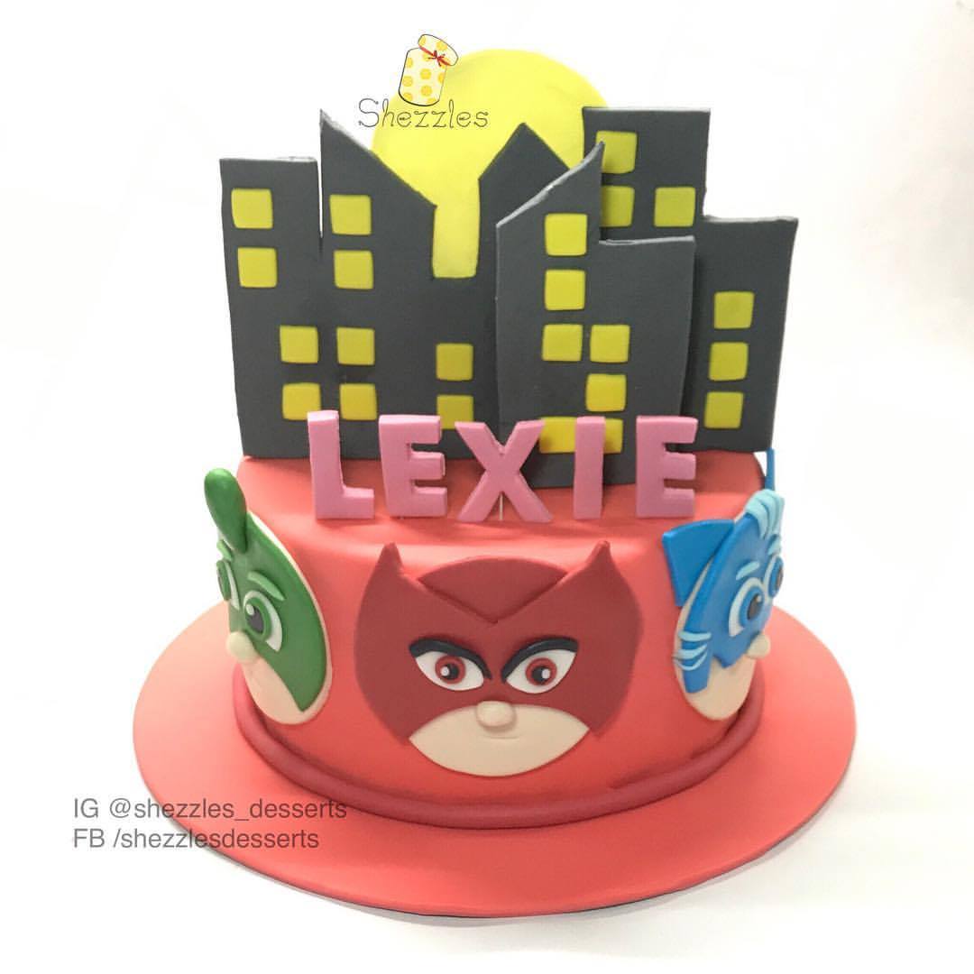 Pj Mask Cake Pick Pj Mask Cake Pick