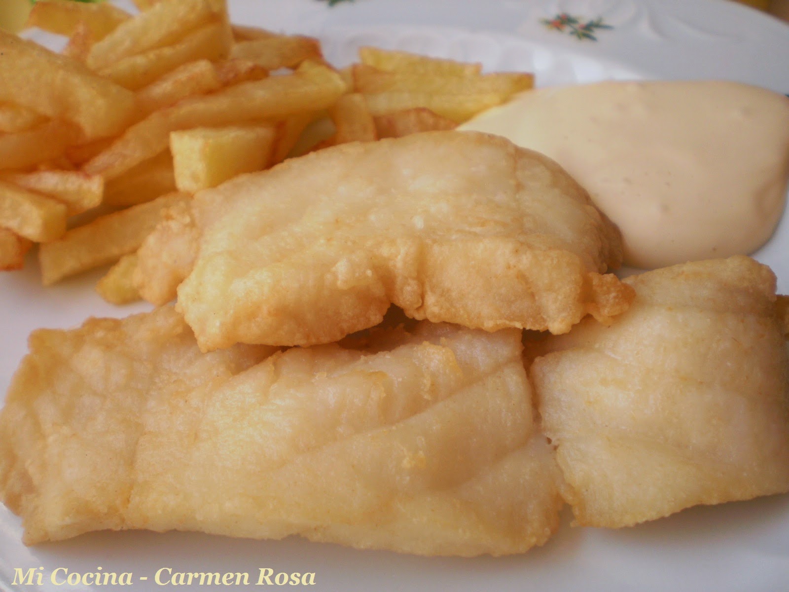 FISH AND CHIPS !!.o ROSADA FRITA