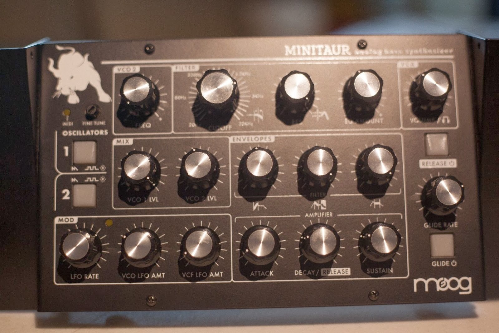 MATRIXSYNTH Moog Minitaur Bass Synth W/ RACK MOUNTS