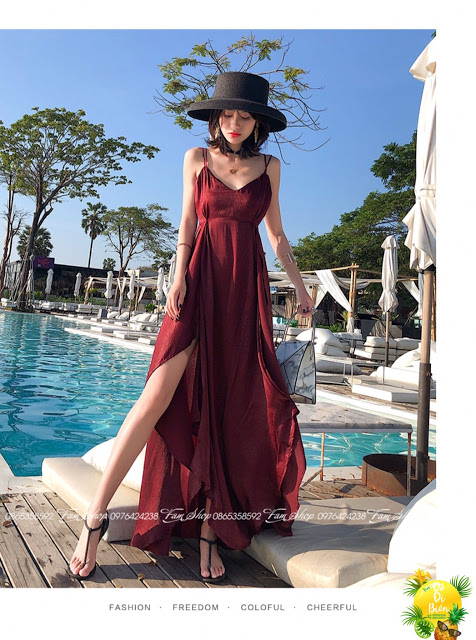 Cửa hàng bán váy maxi đi biển tại Long Biên Cua hang ban vay maxi di bien tai Long Bien