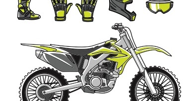 Dirtbike Vector - Free Logo Vector