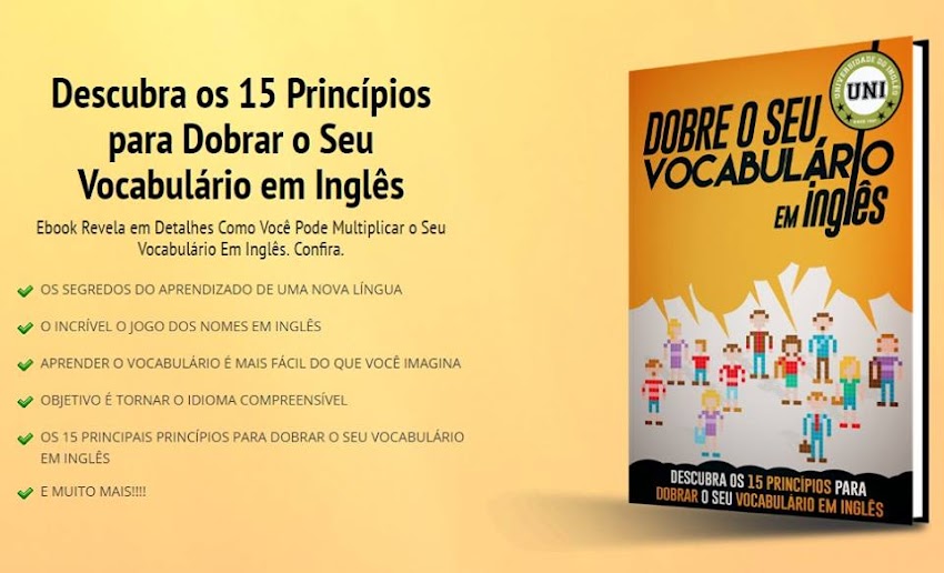 Descubra os 15 Princípios para Dobrar o Seu Vocabulário em Inglês