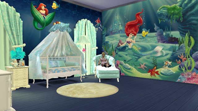 sims 4 cc (custom content) nursery furniture set