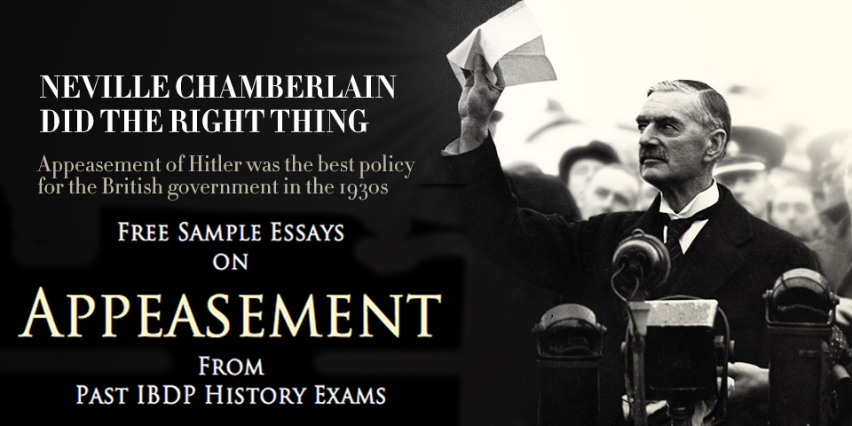 free essays on Appeasement 