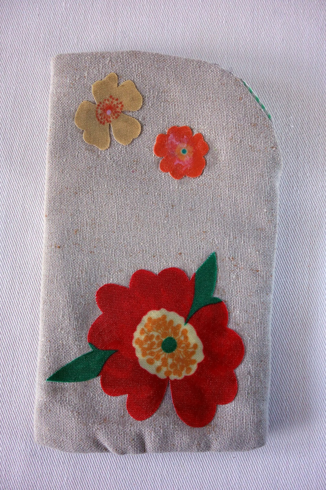 blah to TADA! Fun Fabric Decoupage
