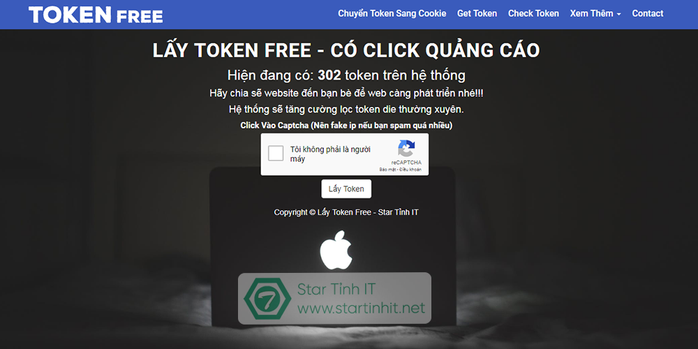 share web lấy token live free
