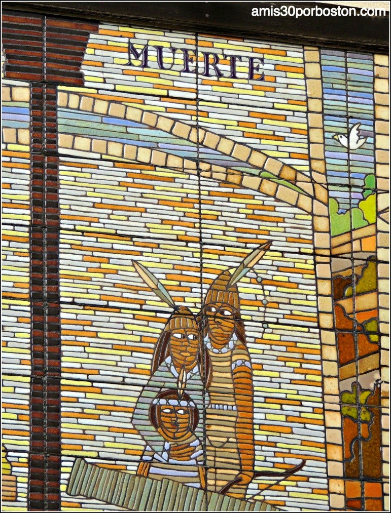 Mosaicos de Guillermo Granizo en la Misión Dolores, San Francisco