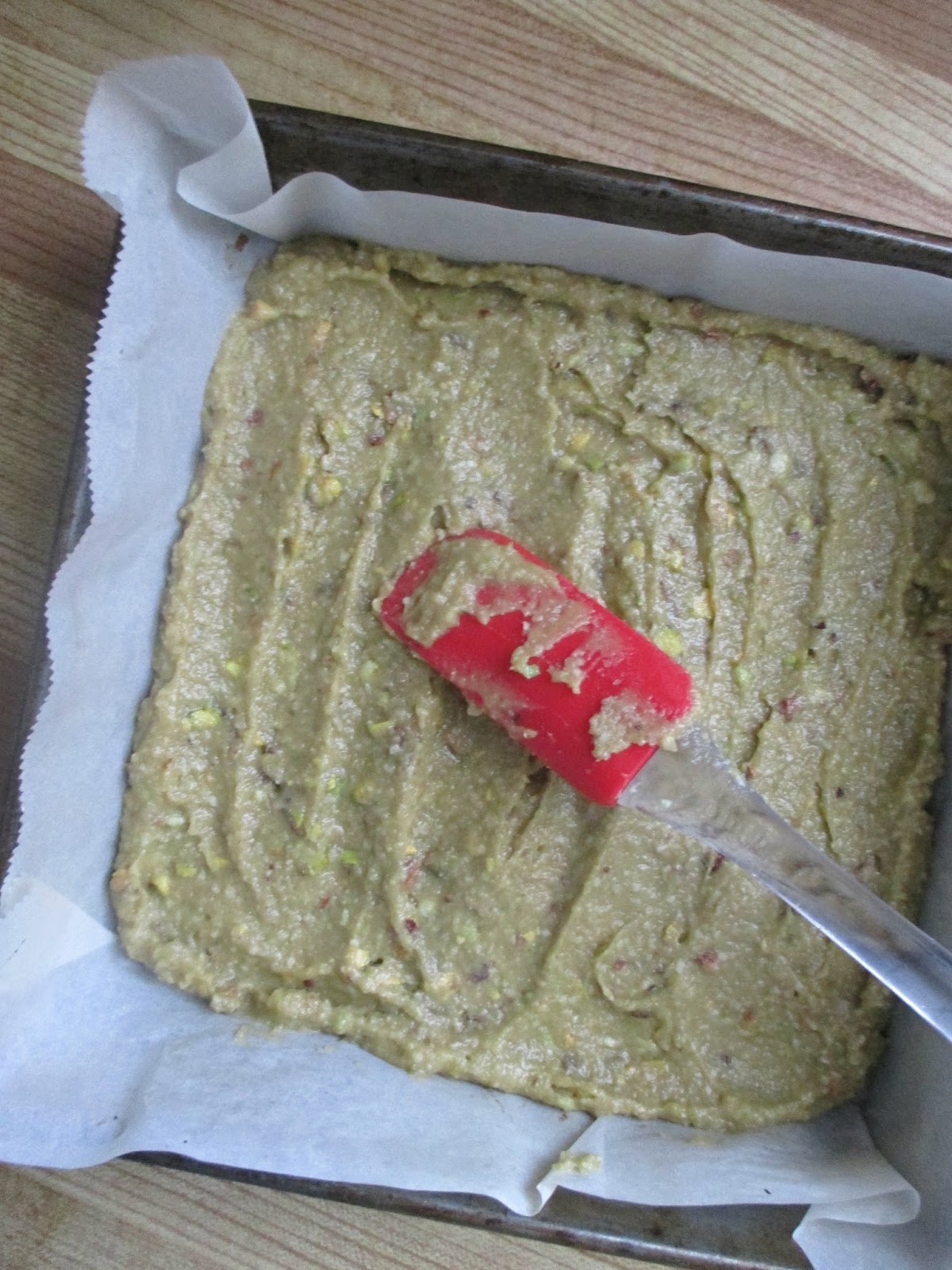 Just my Stuff Gluten Free Pistachio Avocado Blondies