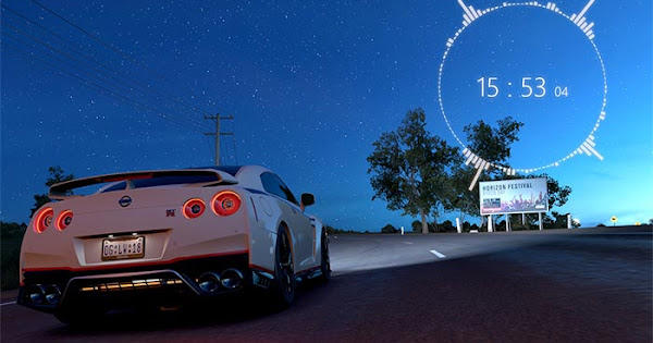 Nissan GT-R - Wallpaper (Night) Full HD Wallpaper Engine