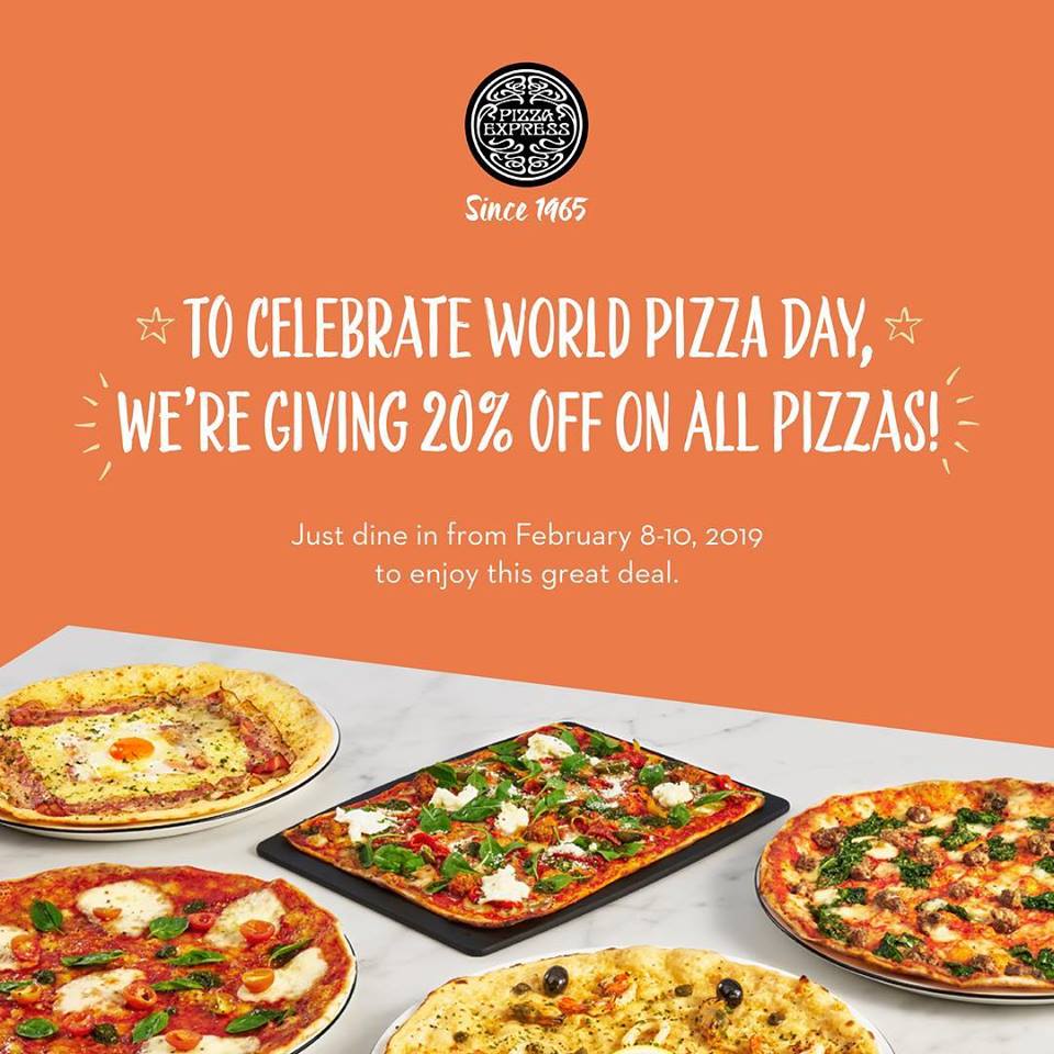 Manila Shopper Pizza Express World Pizza Day Promo Feb 2019