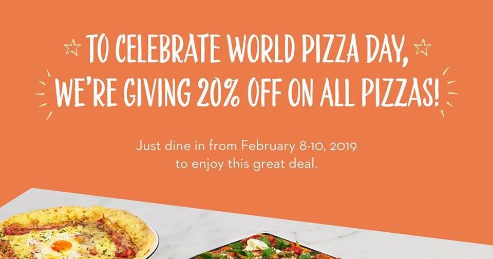 Manila Shopper Pizza Express World Pizza Day Promo Feb 2019