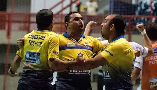 Em jogo épico, Horizonte bate o Atlântico-RS e vai as semis da Copa do Brasil de Futsal.