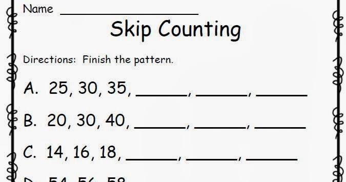 Math Aids Skip Counting