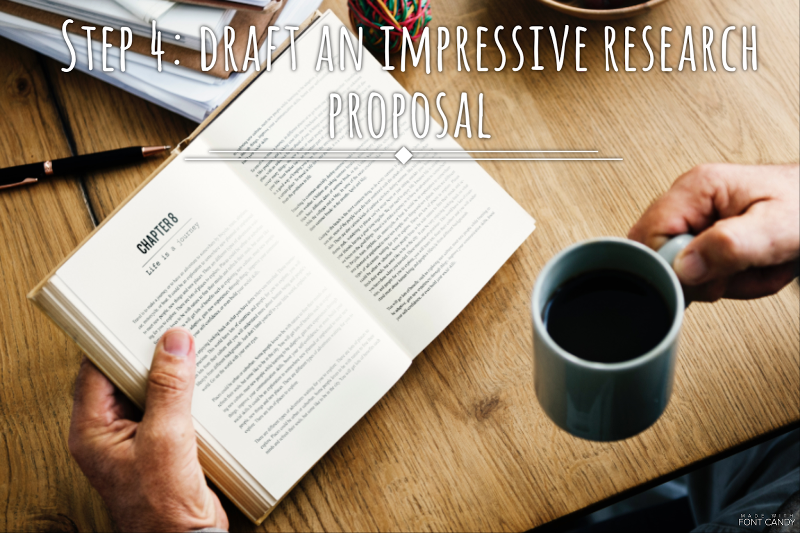 how to write a great research proposal