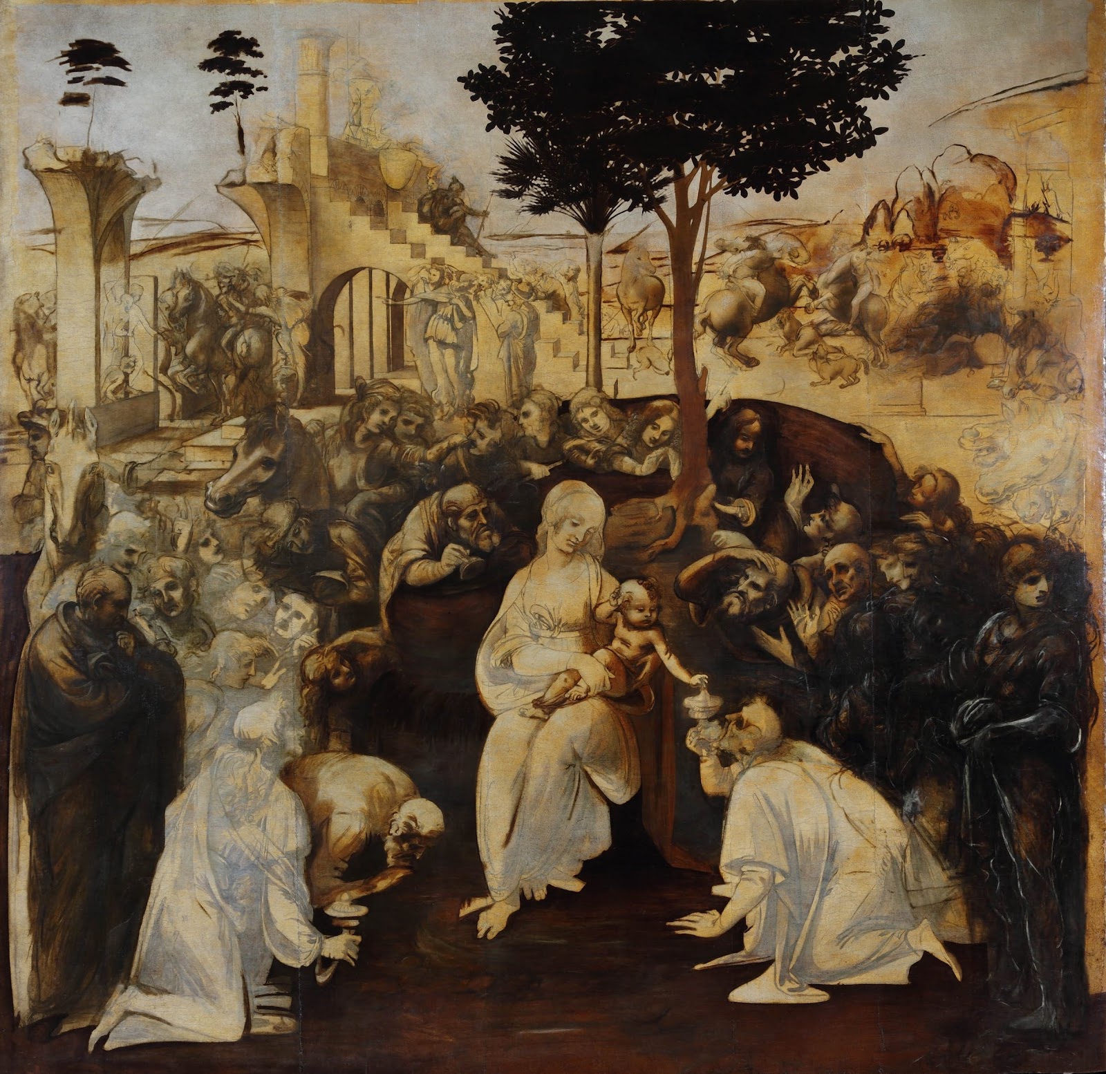 Leonardo da Vinci Adoration of the Magi, 1482 Tutt'Art Pittura * Scultura * Poesia * Musica Leonardo da Vinci Adoration of the Magi, 1482 Tutt'Art Pittura * Scultura * Poesia * Musica