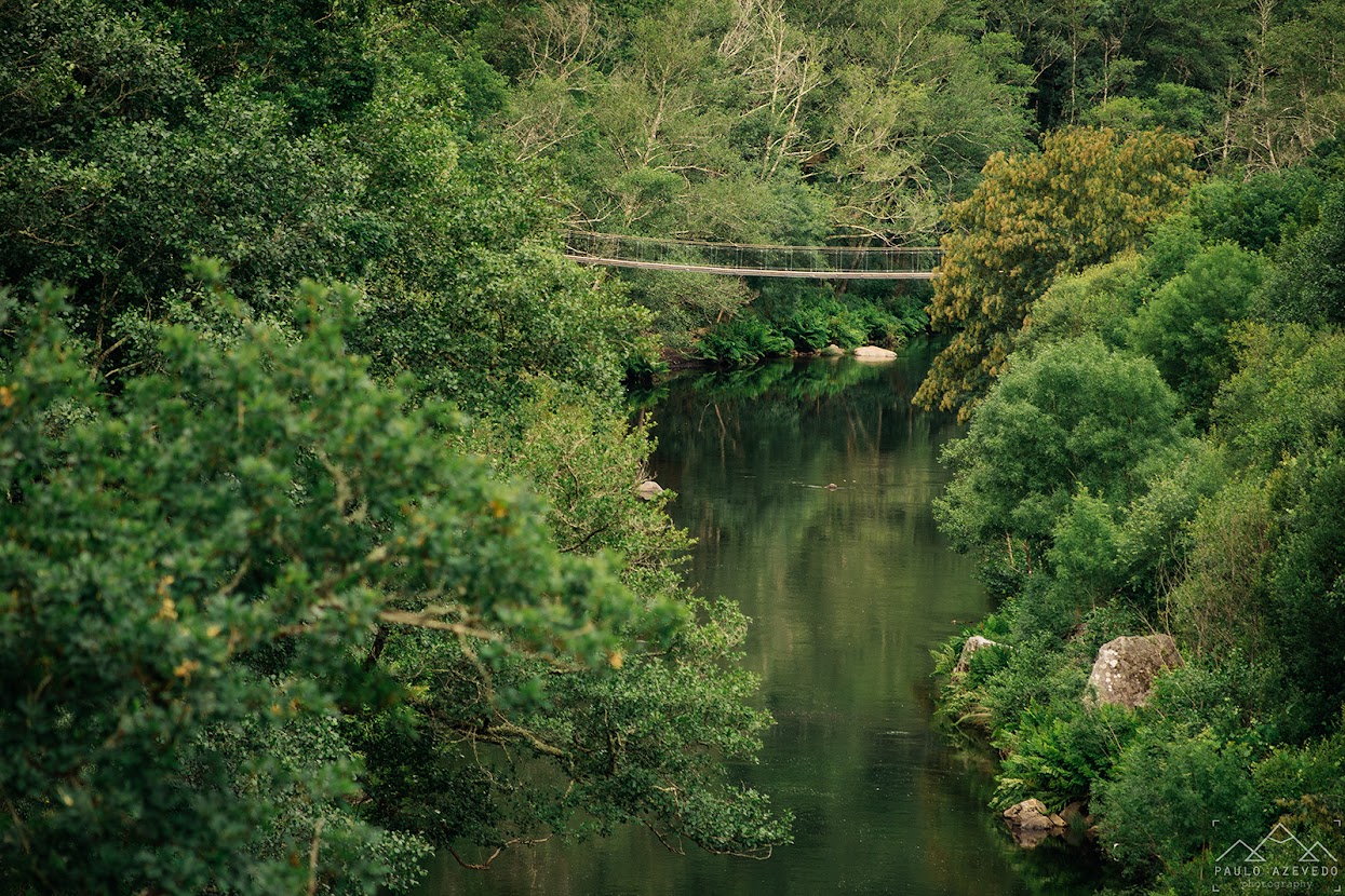 Ponte suspensa nos Passadiços do Paiva