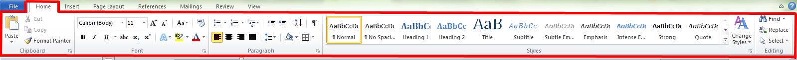 Tab Home pada Microsoft Word 2010 Terampil Office