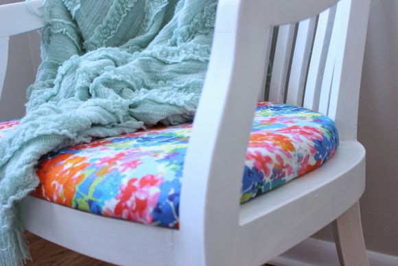 Style it: Reupholstered Chair DIY using Milk Paint | DIY Playbook