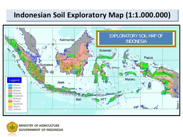 Tanah dan Sebarannya di Indonesia
