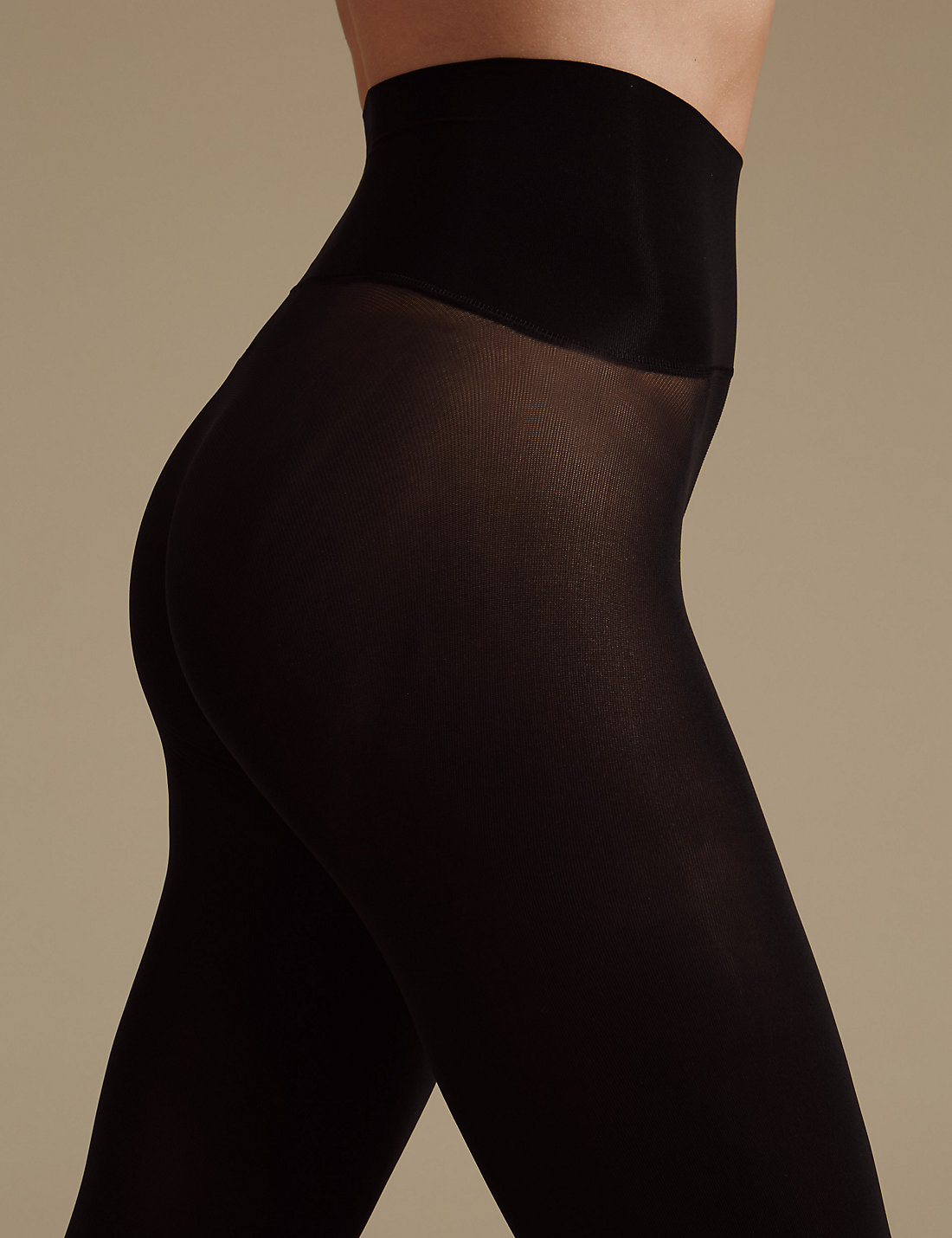 Hosiery For Men New 40 Denier Velvet Touch Seamfree Opaque Tights at