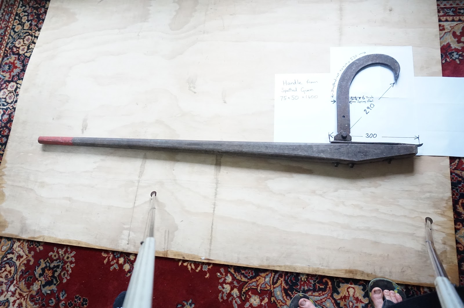 Bruce Teakle's Pages Making a Cant Hook