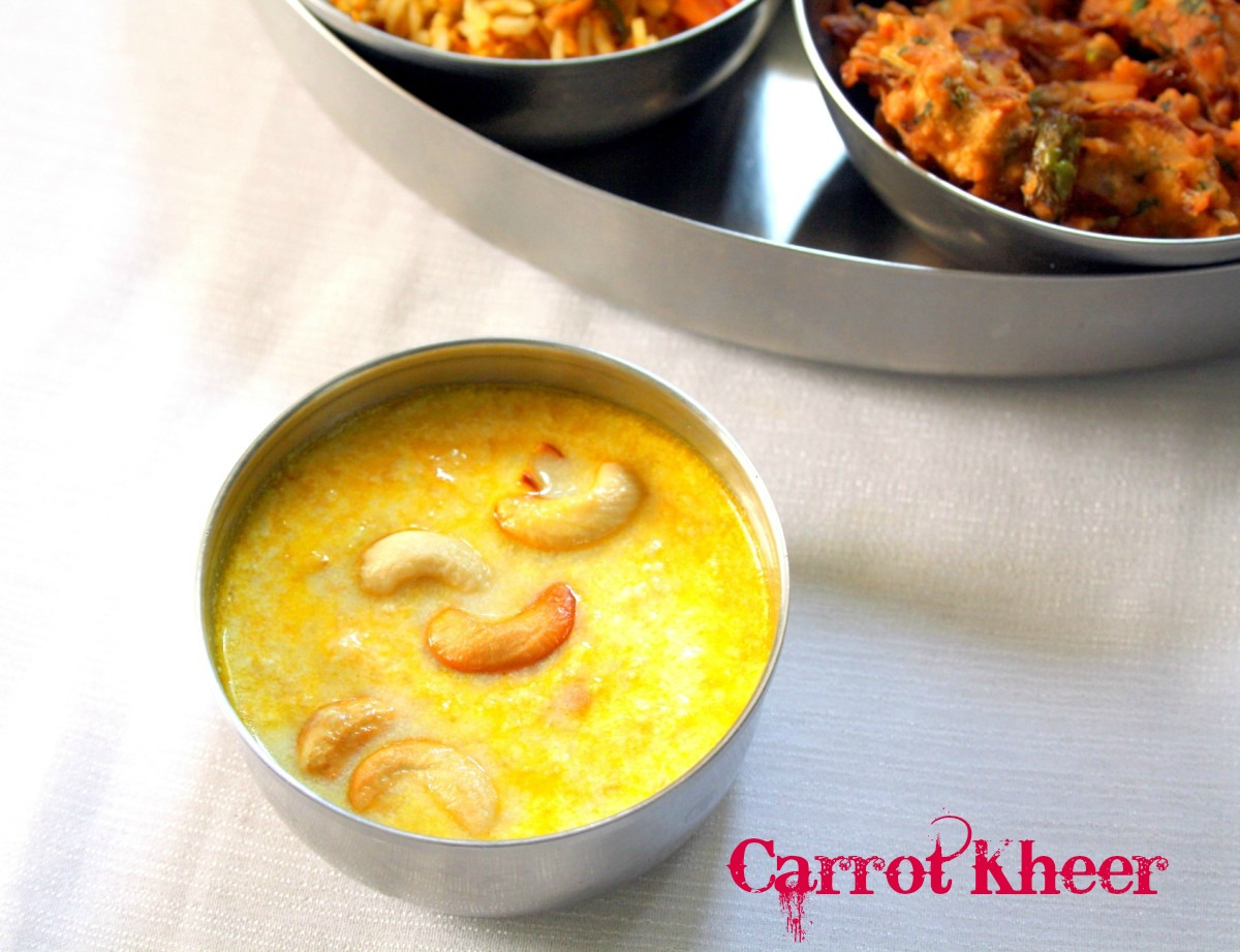 Carrot Kheer How to make Carrot Payasam Step by Step Recipe